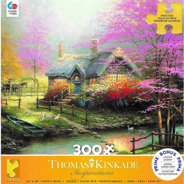 Thomas Kinkade Christmas Vacation Puzzle 300pc Ceaco National Lampoon for sale online
